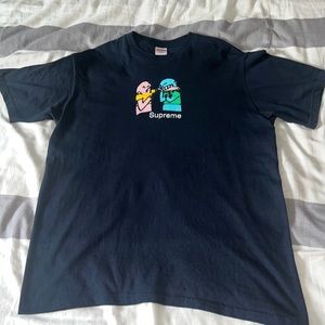 Supreme “Bite” Tee Navy Color